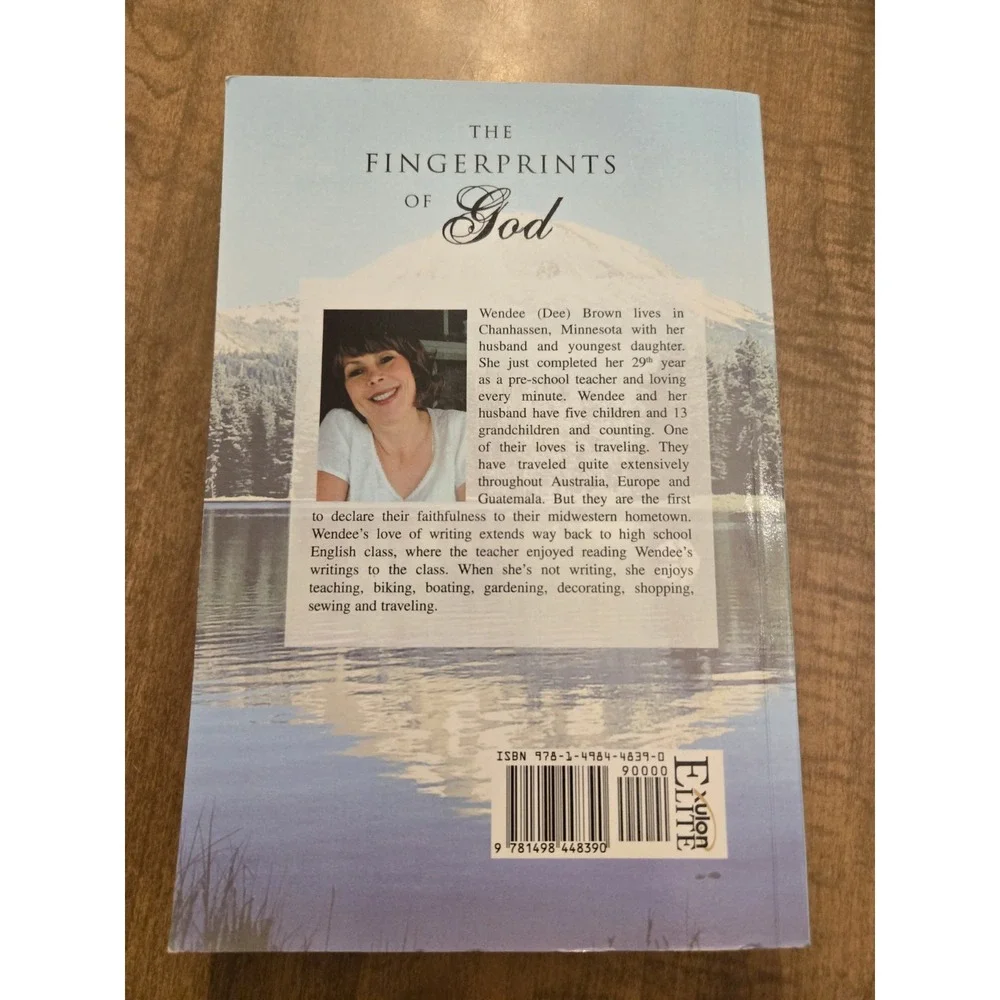 The Fingerprints of God By Wendee Brown Signed Inscribed By Author Paperback